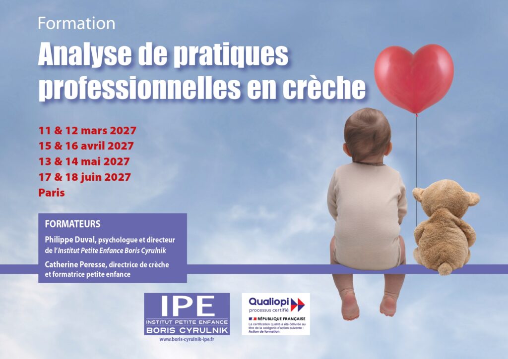 Affiche : Intervenant en analyse de pratiques professionnelles petite enfance